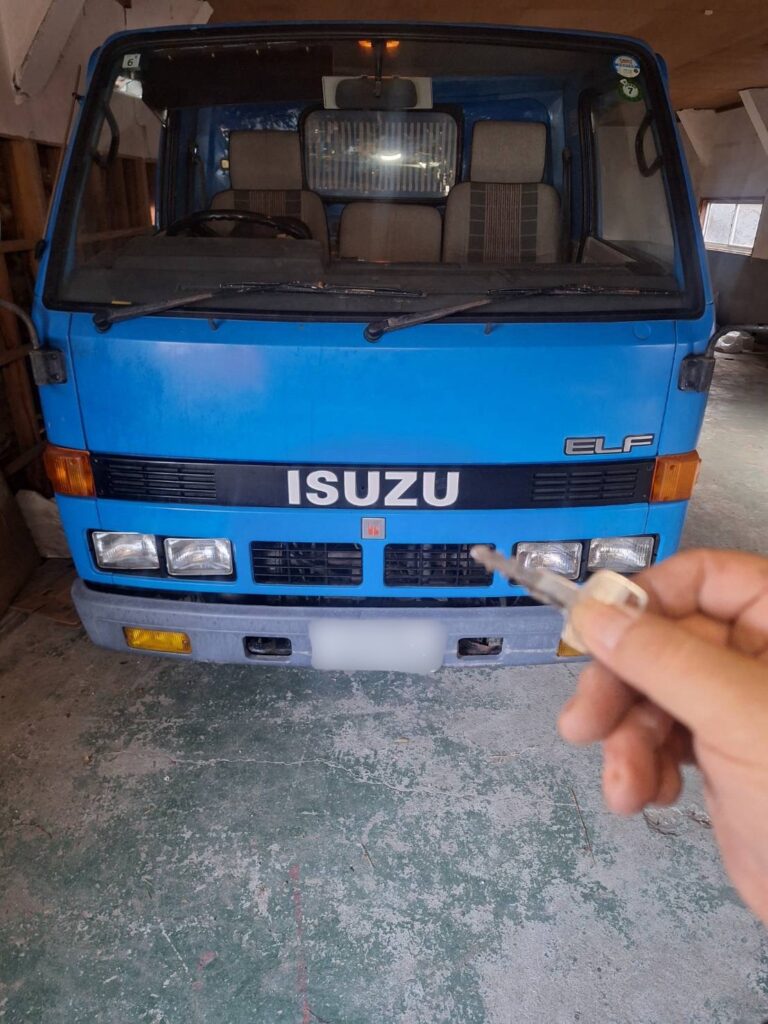 【かほく市対応】ISUZU エルフ 昭和63年式（1988年式）鍵紛失復旧｜他社断念案件でも即日復旧・旧年式トラックの鍵トラブルはKEYTRUSTへ🔑🚛