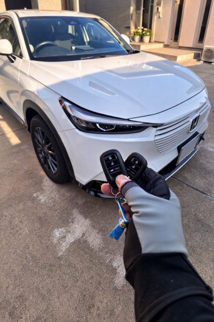【令和5年式 現行モデル対応】HONDA ヴェゼル スマートキー追加作成｜スペアキー即日登録・出張対応可能【石川県金沢市】出張専門鍵屋キートラスト🔑