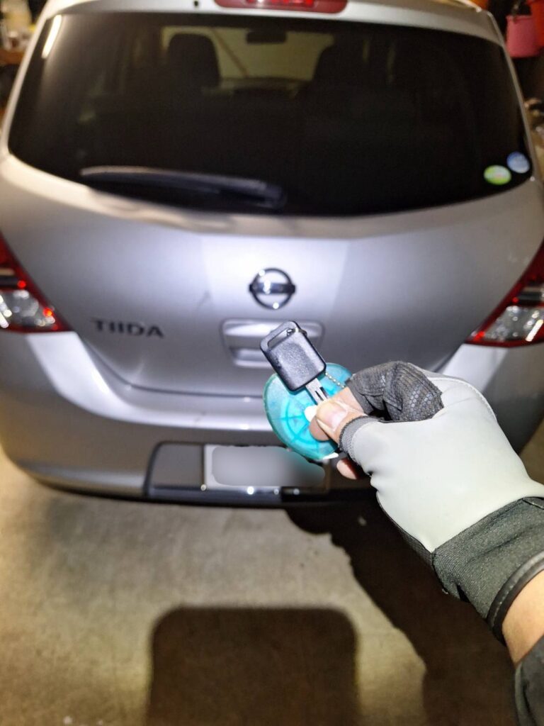 【NISSAN ティーダ】イモビライザーキー紛失復旧｜鍵が見つからない・完全紛失でも即日復旧対応　出張専門カギ屋キートラスト【石川県野々市市】🔑
